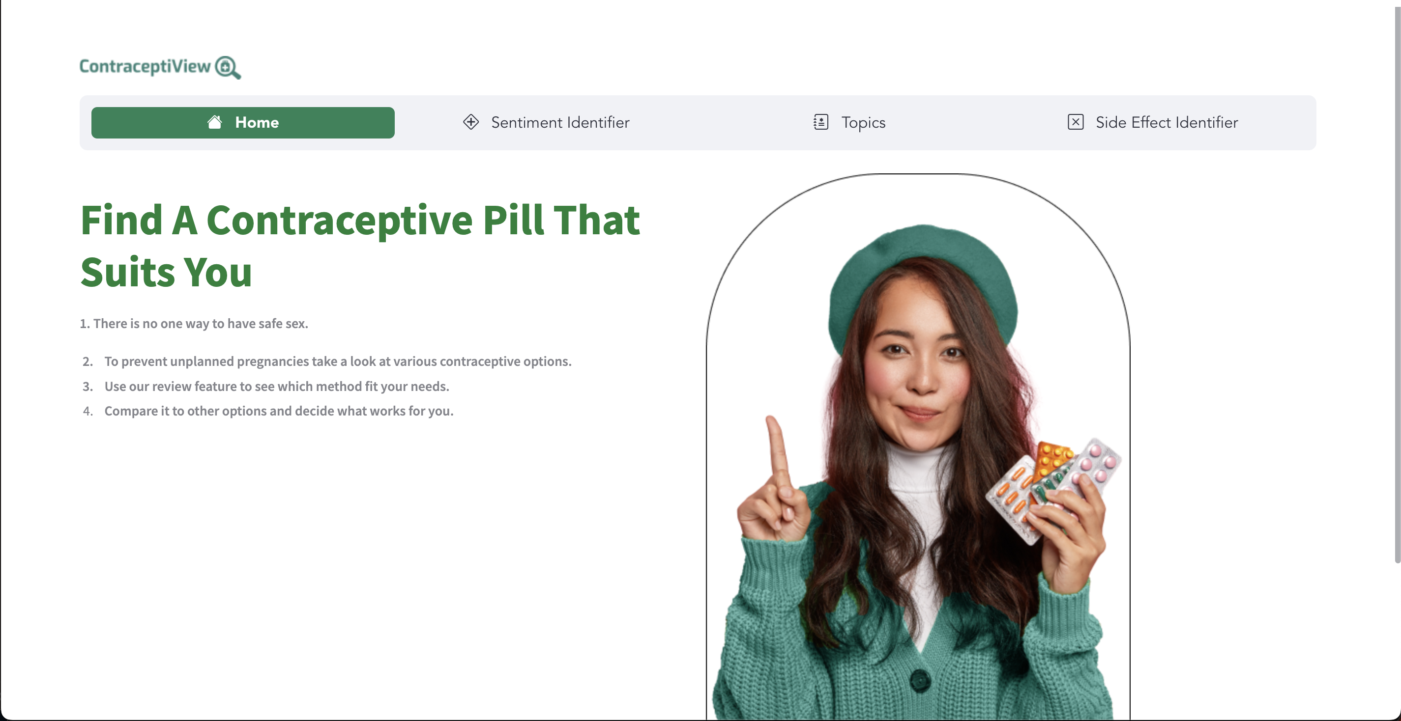 Contraceptiview Dashboard